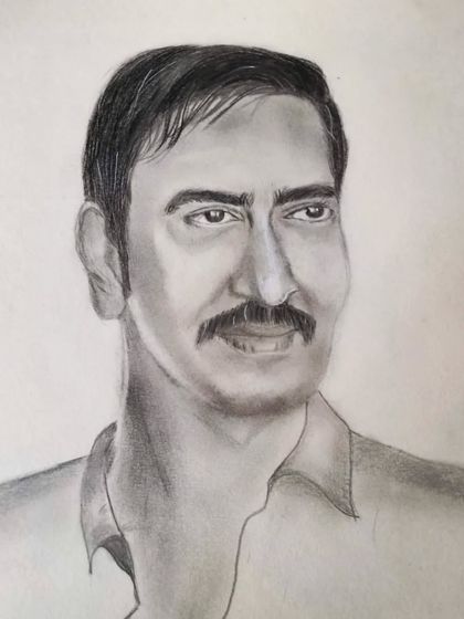 An older pencil portrait I did of Bollywood actor Ajay Devgn. Portrait sketching has always been a passion of mine.