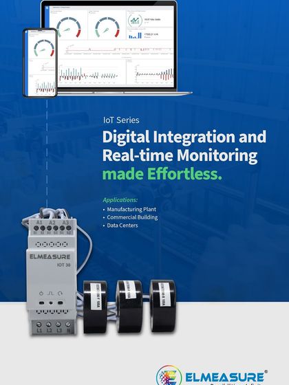 My IoT series meters, shown here with their current transformers, provide a simple path to digital integration and real-time monitoring. This solution is perfect for anyone looking to bring their energy management online.