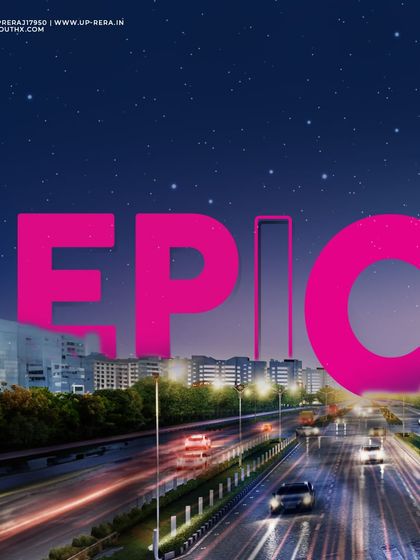 Saya South X is an epic destination defined by its epic connectivity and a vast catchment area. This visual series emphasizes the project's strategic location and its potential as a premier investment opportunity in Greater Noida.