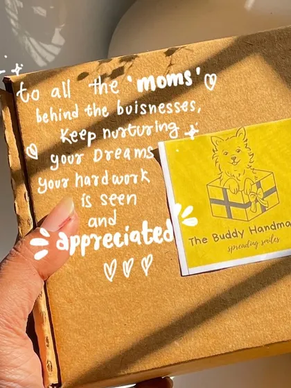 A little love letter to all the 'moms' behind the businesses, nurturing their dreams like babies. For me, this brand is my baby, born from the love for my first baby, Buddy.