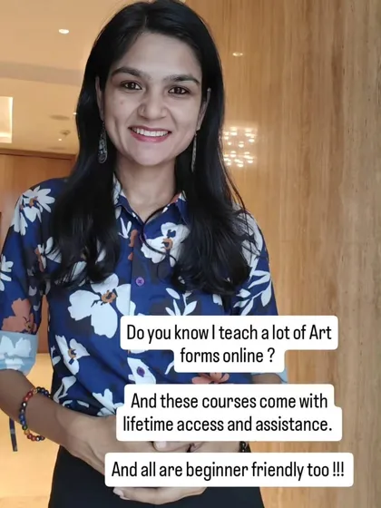 This is me, and I believe art is for everyone. My online courses are designed to be beginner-friendly, self-paced, and come with lifetime access and my personal assistance, so you can learn without pressure.