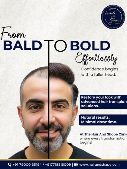 The journey from bald to bold is a reality at our clinic. We focus on natural results with minimal downtime to restore your look and confidence.