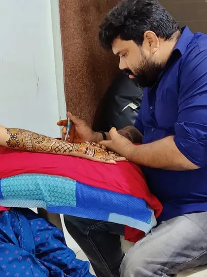 Another session in progress. My team and I can travel to your location for your convenience, whether it's for a festival, wedding, or any other occasion.