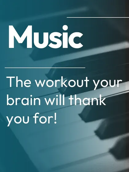Learning music is a workout for your brain. This graphic explains how playing an instrument boosts memory, enhances problem-solving skills, and can even improve academic performance in other areas.