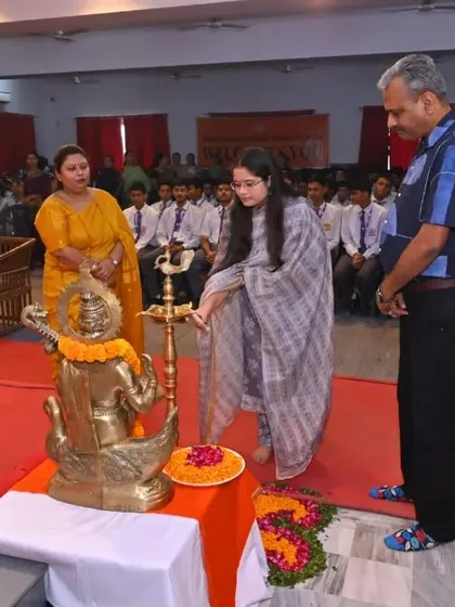 Another shot of the lamp lighting ceremony, a beautiful tradition before starting an important event.
