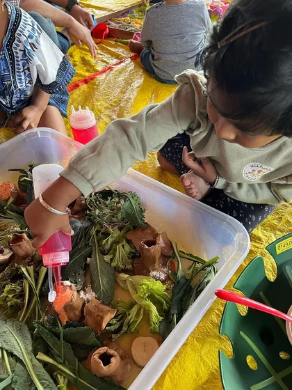This is a collection of additional photos from my events. They show more of the setups, materials, and happy children in action.