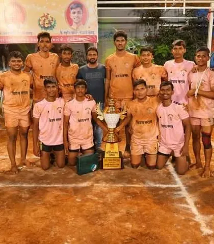 Our sub-junior team with the runners-up trophy, showing great promise for the future.