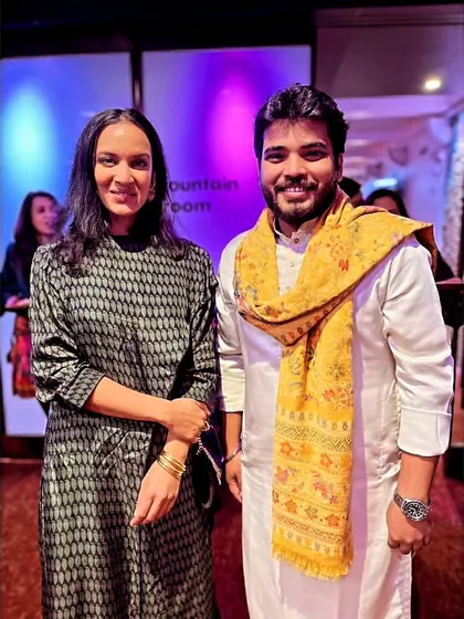 With the world-renowned sitar virtuoso Anoushka Shankar ji. Her music has been an inspiration to so many of us.