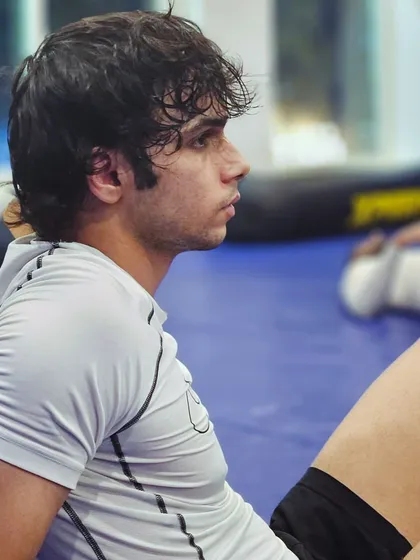 A moment of focus. Training reveals the determination and courage you already have inside you.