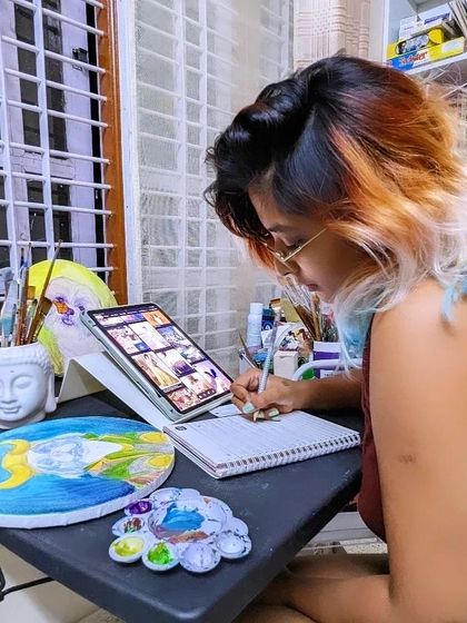 Rachita Burjupati - Custom Apparel & Wearable Art My Artist's Sketchbook photo 5