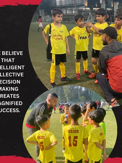 We believe that intelligent, collective decision making is the key to magnified success. We teach our players to think and act as a unified, smart team.