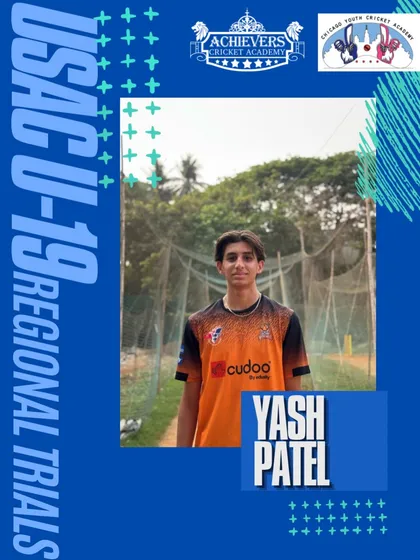 Yash Patel makes it to the U-19 USAC Regional Trials, a step towards national recognition.