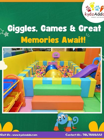 Giggles, games, and great memories are always waiting for you here. Our play area is a world of fun designed for your little explorers.