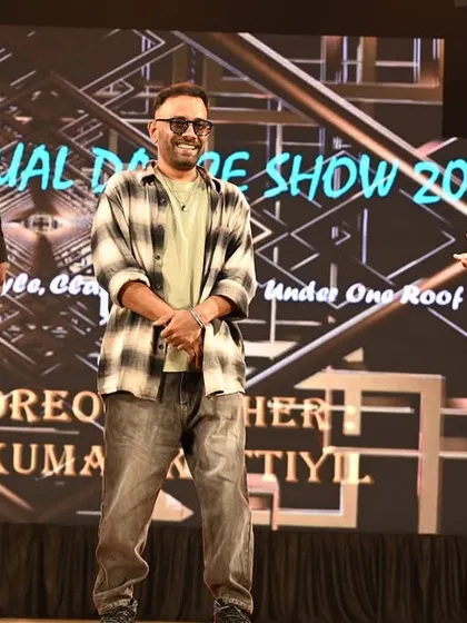 Sharing the stage with celebrated choreographer and director Dharmesh Yelande. I am experienced in hosting events with high-profile guests, ensuring the program flows smoothly while keeping the energy and interaction high for everyone.