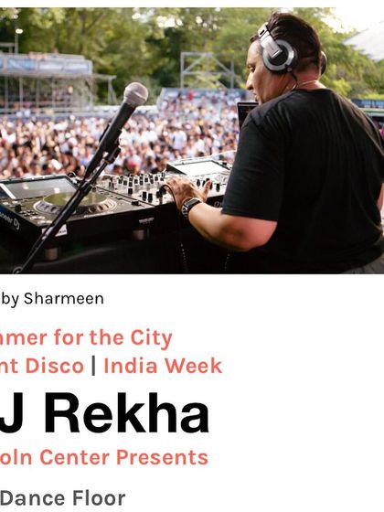 I was honored to curate the DJ lineup for India Week's silent discos at Lincoln Center. My curation work involves identifying and programming a diverse range of diasporic talent for major cultural festivals.
