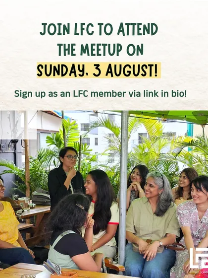 A photo from a Local Food Club meetup, inviting people to join the community. These events are a partnership to celebrate local food traditions.