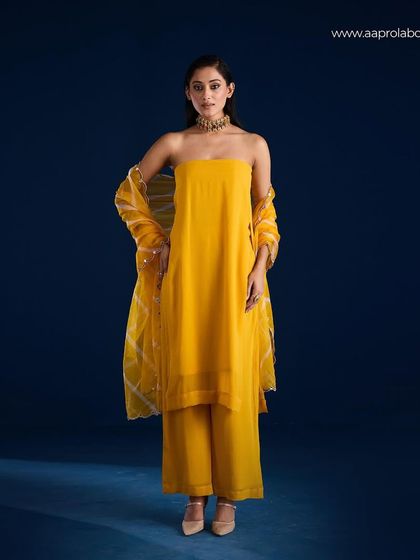 A direct, front-facing shot of the Aapro Alora Set, ideal for e-commerce and lookbook use.