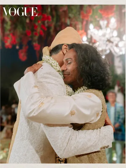 Love, in its purest form. This embrace between Kahran and Gourav after their vows captures the profound emotion of their wedding day. We live for these real, unscripted moments that tell the entire story in a single frame.