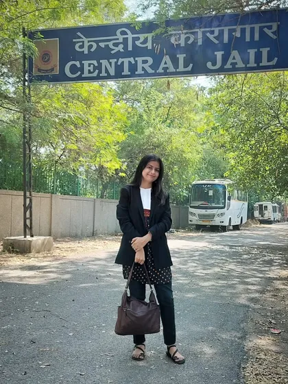 Another photo from my day at Tihar Jail. My goal is to ensure that even those in the most difficult circumstances have a voice and access to legal support.