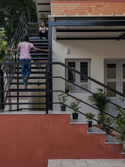 Architecture comes alive when people use it. Here, children are using the staircase not just for movement, but as a place to sit and interact. This is what I strive for: creating spaces that naturally support social connection and everyday moments.