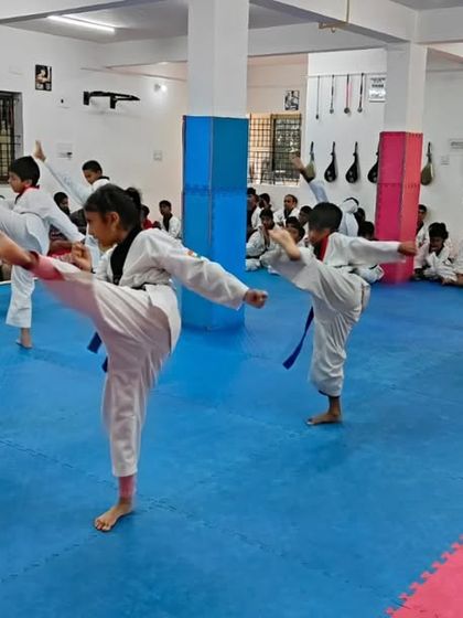 CTA Taekwondo & Fitness Clubs - Taekwondo for Kids & Teenagers Dynamic Kicking & Sparring Drills photo 56