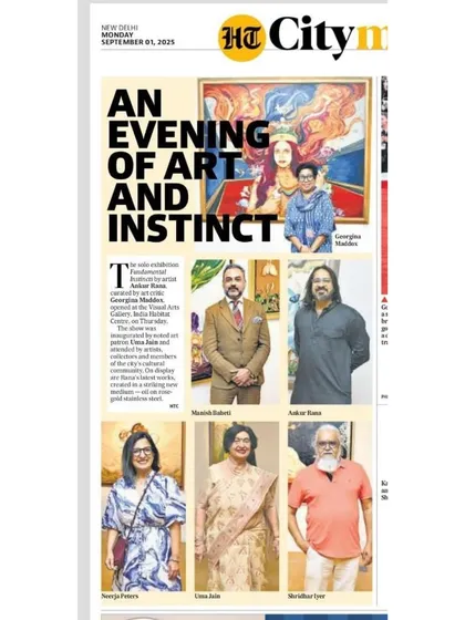 I was grateful to see my solo exhibition "Fundamental Instincts" covered by HT City. It is always a profound experience to have my work shared and discussed with a wider community.