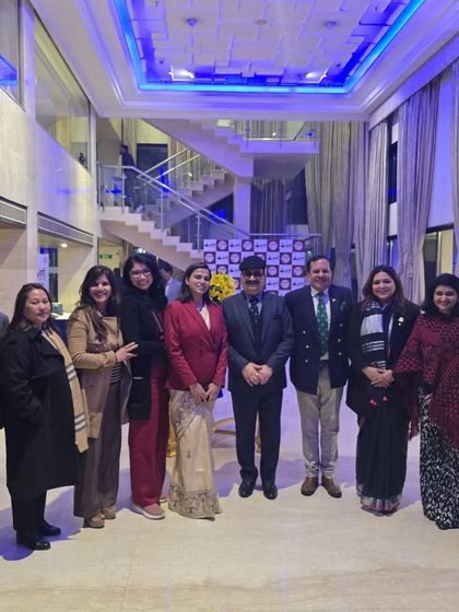 A group photo of all stakeholders at the first task force meeting. This image represents a collective commitment to creating a safer nation for women through public-private partnerships.