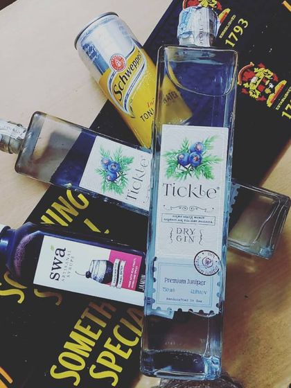 Getting ready for a New Year's Eve house party with a Gin & Tonic kit. We can provide everything you need for a great home bar experience, from the spirits and mixers to the expertise.