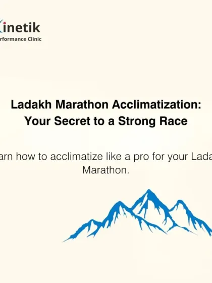 Acclimatization is your secret to a strong race at the Ladakh Marathon. This series of posts breaks down how to do it like a pro.