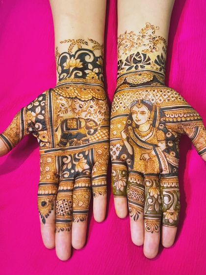 Dinesh Mehandi Arts - Bridal & Wedding Mehendi Rajasthani & Traditional Finery photo 13