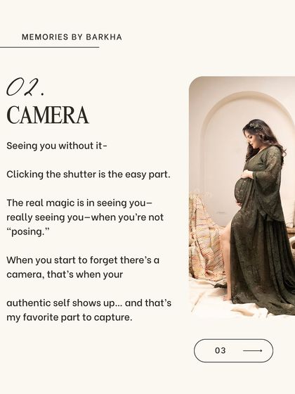 The magic isn’t in the camera, it’s in you. My job is to see you when you're not "posing," so your authentic self can show up.