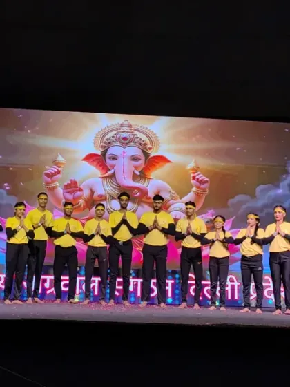 The team takes a bow after a powerful performance at Talkatora Stadium. We are incredibly proud of our students' hard work and the beautiful art they create through yoga.
