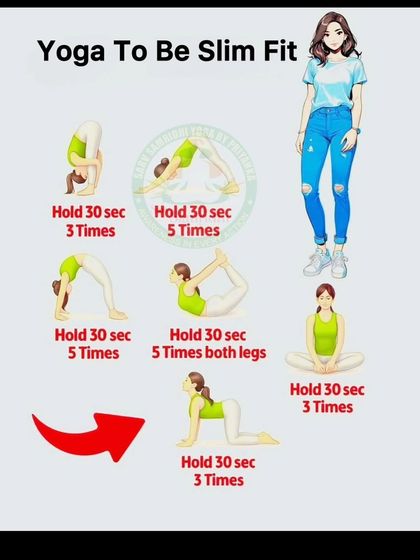 Another "Yoga To Be Slim Fit" routine, this one features gentle but effective poses like Camel Pose and Seated Forward Bend.