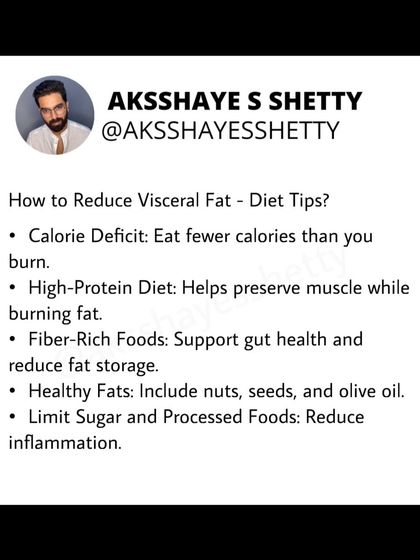 Visceral fat is the dangerous, unseen fat around your organs. I explain what it is, why it's harmful, and provide actionable diet and lifestyle tips to reduce it, such as focusing on a high-protein diet and managing stress.