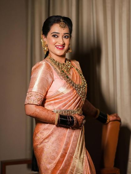 Anthariya by Nidhi Gowda - Custom Bridal & Occasion Wear Grand Bridal Sarees & Muhurtham Wear photo 54