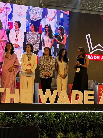 On stage with fellow mentors at the WADE ASIA conference. Events like these, which bring together experienced professionals to guide the next generation, are incredibly important for the future of our industry.
