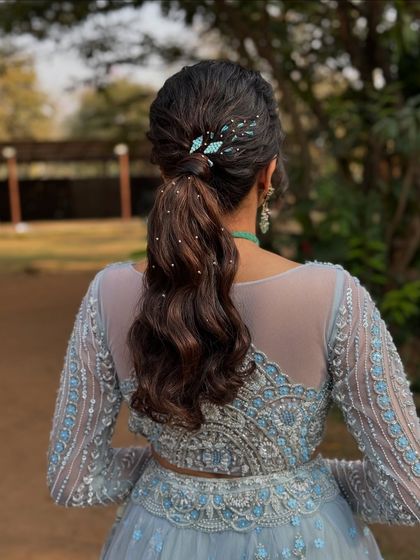 Bhavya Achar - Bridal & Occasion Styling Romantic Open & Half-Up Styles photo 32