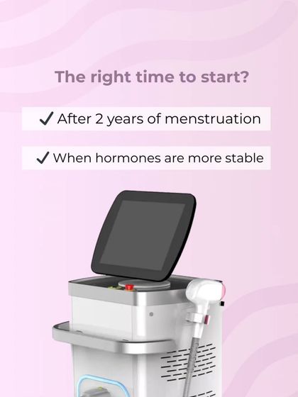 The right time to start is typically after 2 years of menstruation, when hormones are more stable. This ensures more effective and longer lasting results.