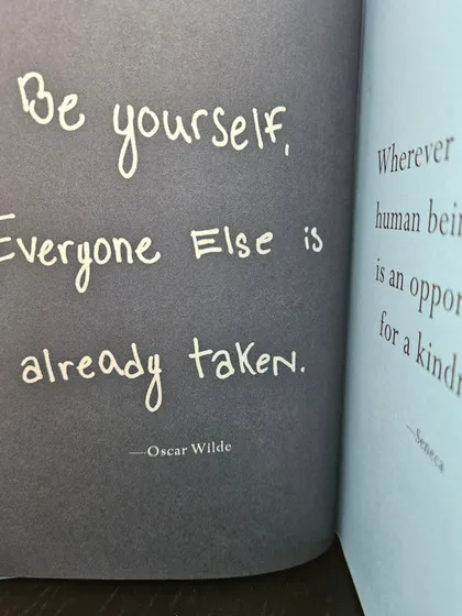 "Be yourself; Everyone else is already taken." This famous Oscar Wilde quote is the first precept in my '48 Weeks of Wonder' series. It's the foundation of all self discovery work. Through writing, we can begin to peel back the layers of who we think we should be and connect with who we truly are.