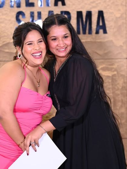 The bond I share with my students is for life. Here is a happy moment with a student after she completed her professional training.