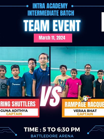 Manoj Kumar - Badminton Coaching for Kids & Youth Intra-Academy Rolling Cup photo 11