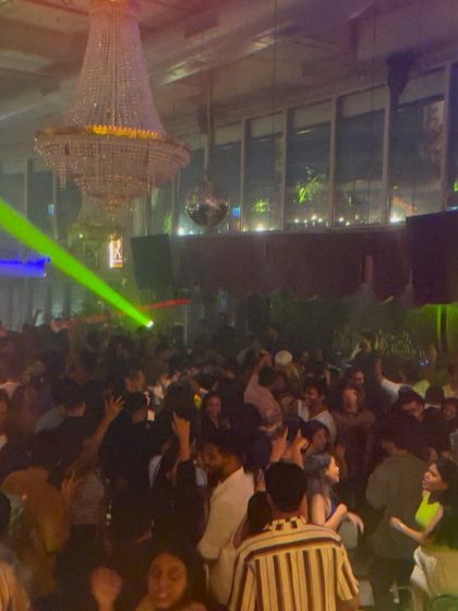 A wide shot of the dance floor at Social. It's a full house, and the energy is palpable. This is a typical Wednesday night with me.