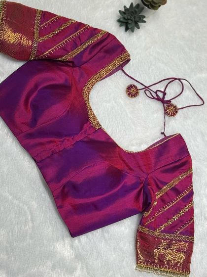 The Glamhouse - Ethnic Wear & Jewellery Rentals Modern & Chic Blouse Designs photo 67