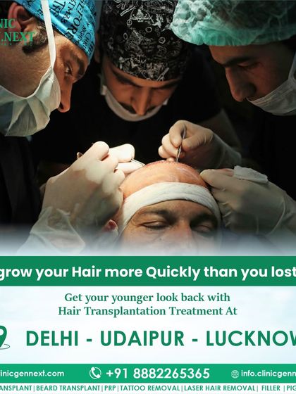 Regrow your hair more quickly than you lost it. This image from a procedure shows the meticulous work involved in placing each graft for a successful hair transplant.
