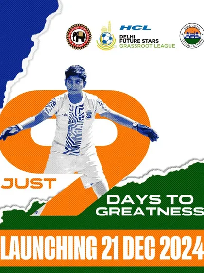Just days to greatness. This countdown graphic highlights the launch date, building momentum and reminding everyone that a major football event is just around the corner.
