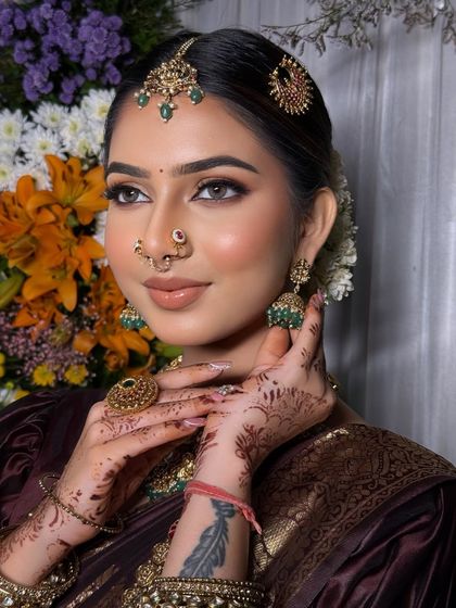 South Indian Bridal Drapes photo 31