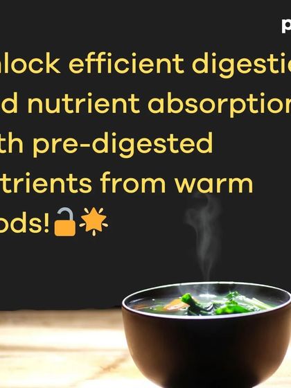 This series explains the benefits of warm, well-cooked meals. They can aid digestion, help regulate body temperature, and improve energy levels, especially for those who tend to feel cold.