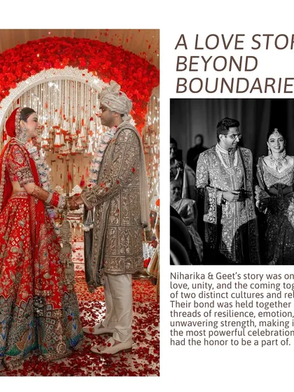 A love story beyond boundaries. This couple's wedding brought together two distinct cultures and religions, a powerful celebration of unity, resilience, and emotion that we were honored to be a part of.