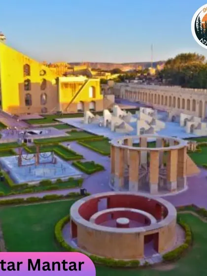The Jantar Mantar in Jaipur, an astronomical observatory featuring the world's largest stone sundial, is a fascinating UNESCO World Heritage site.