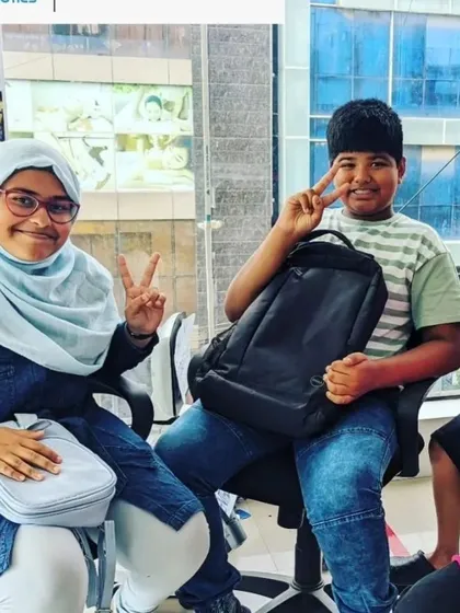 Friends made at the Maker Lab. The shared experience of building and creating together often leads to lasting friendships.